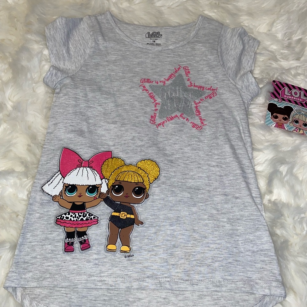 NEW WITH TAGS GIRLS LOL SHIRT